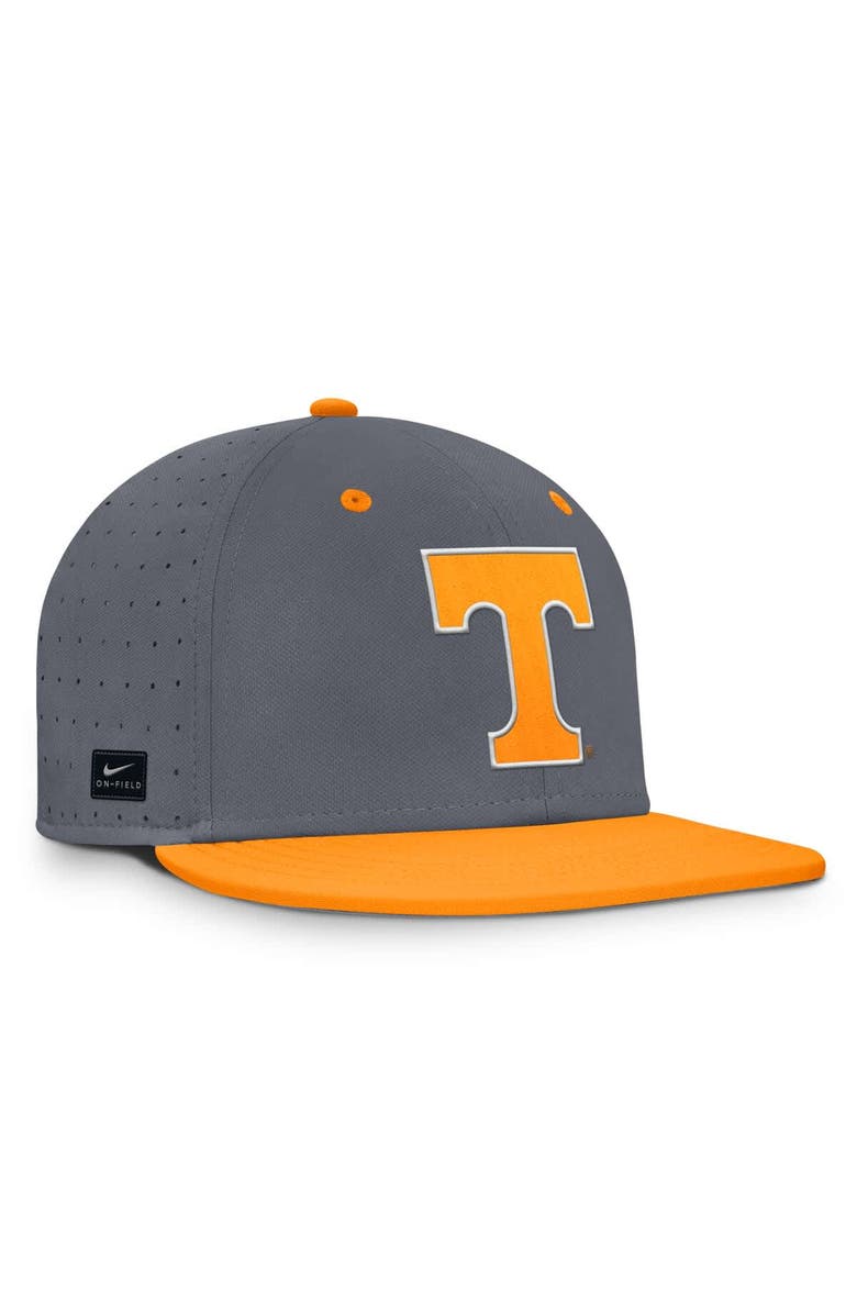 Nike Men's Nike Gray Tennessee Volunteers On-Field Dugout True Performance Fitted Hat, Alternate, color, Gray