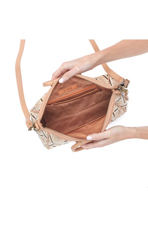 Hobo Medium Sheila Raffia Satchel In Cream Raffia