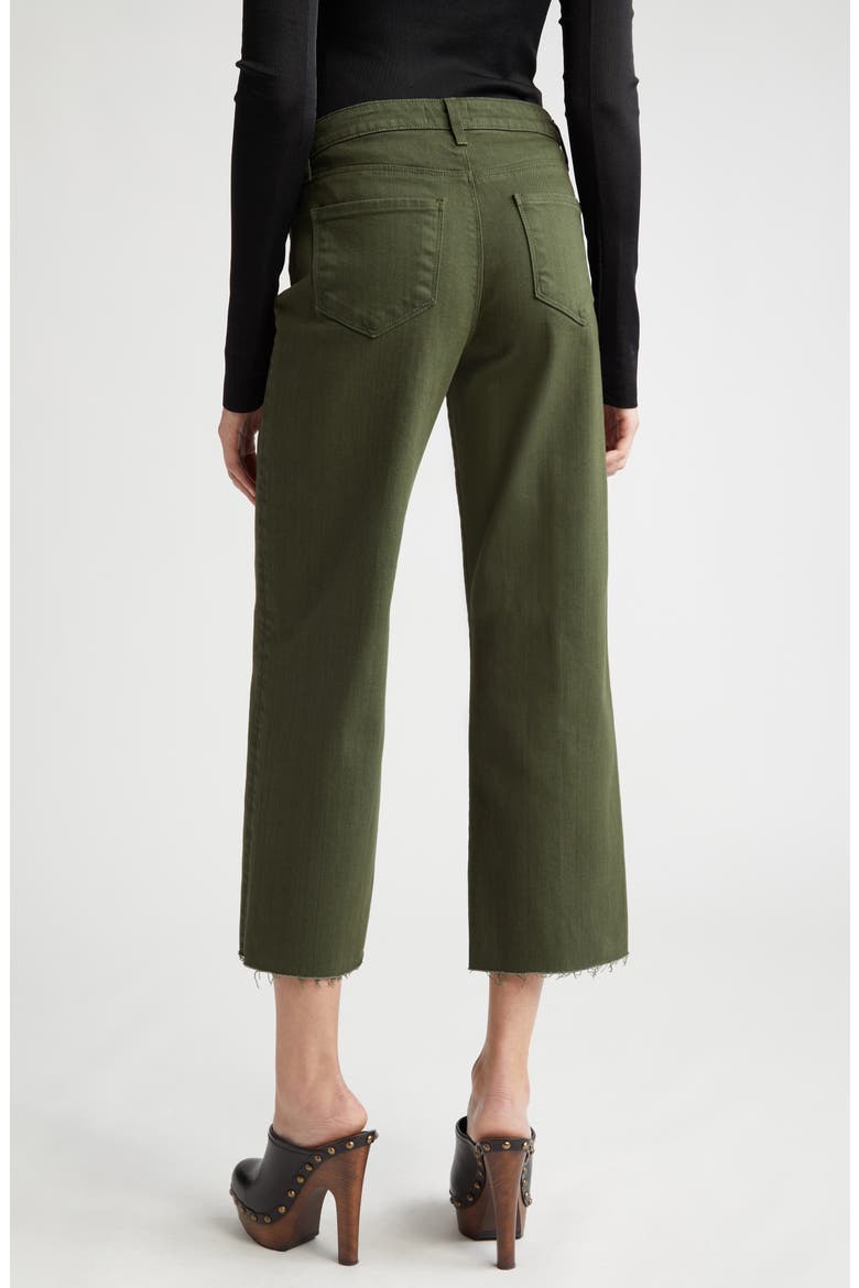 Wanda High Waist Crop Wide Leg Jeans, Alternate, color, BALSAM