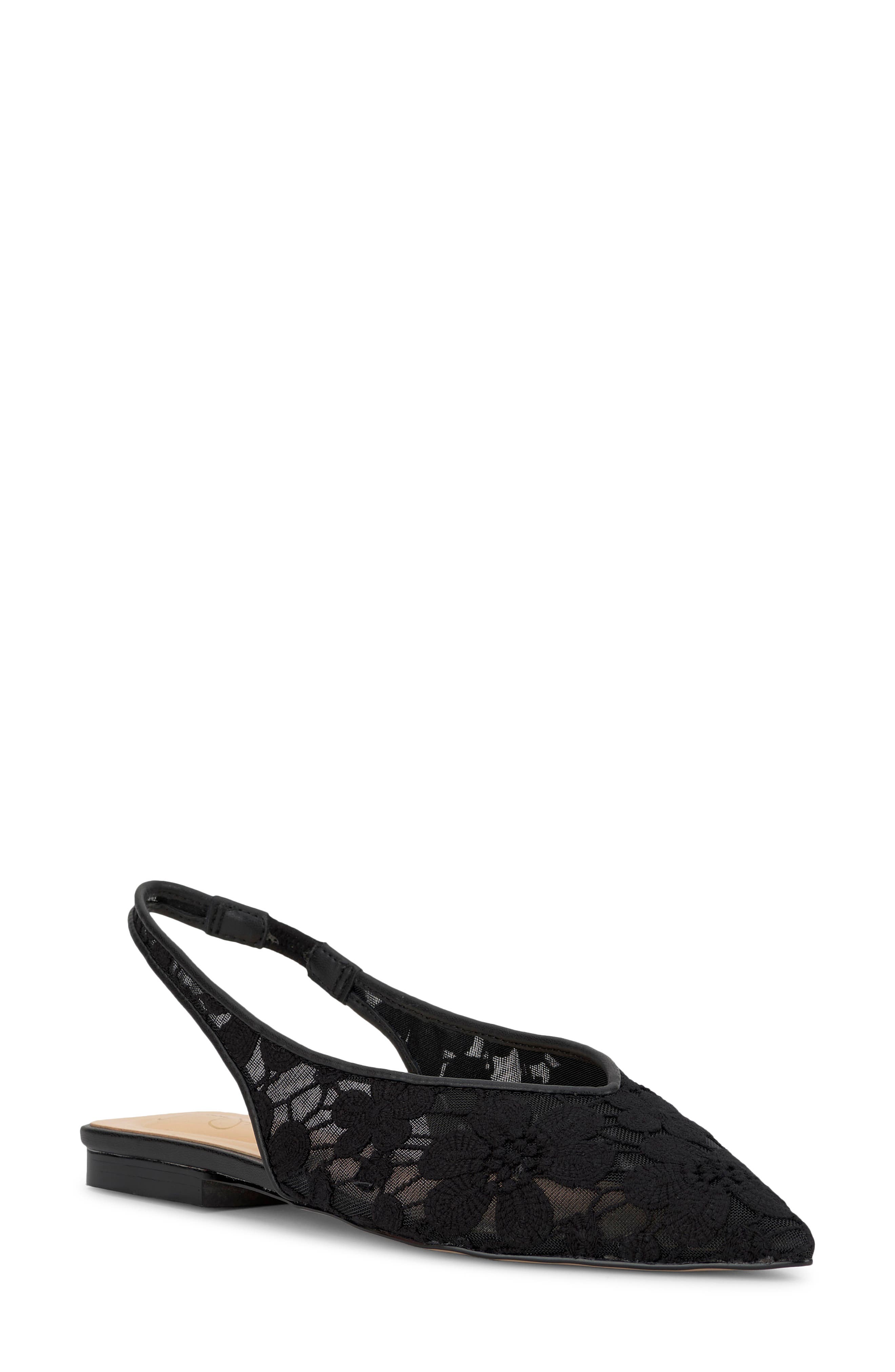 Jessica Simpson Mezzah Slingback Pointed Toe Flat, Main, color, 