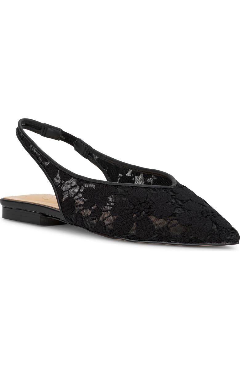 Jessica Simpson Mezzah Slingback Pointed Toe Flat, Main, color,