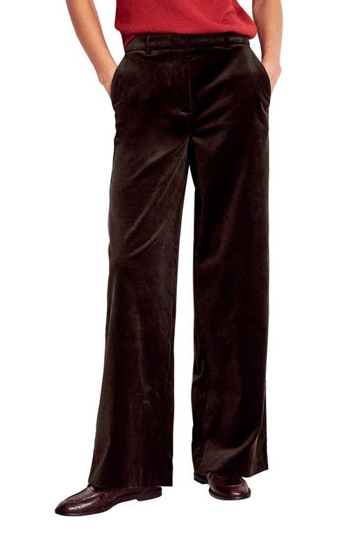 Boden Belgravia Straight Leg Pants In Brown