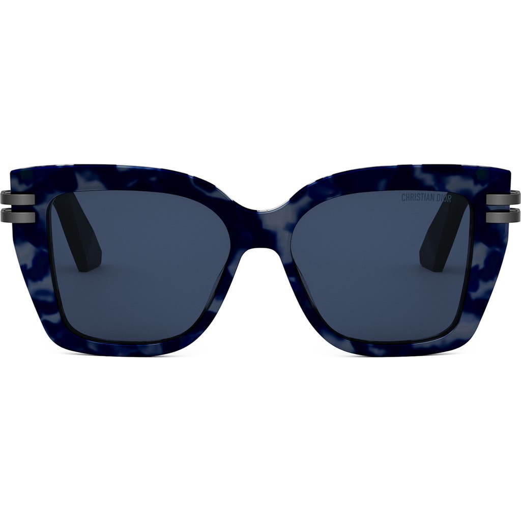 Dior Eyewear C S1i Square Frame Sunglasses In Havana/blue