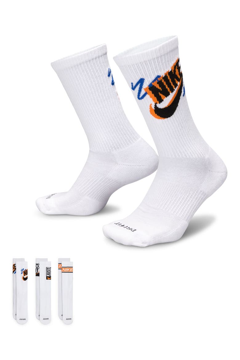 Assorted 3-Pack Dri-FIT Crew Socks, Alternate, color, 901 MLTCLR