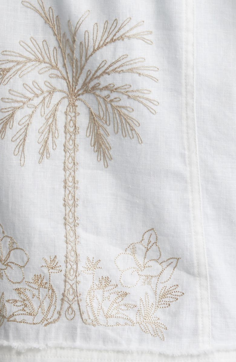 Tommy Bahama Breezy Palm Raw Edge Linen Jacket, Alternate, color, 