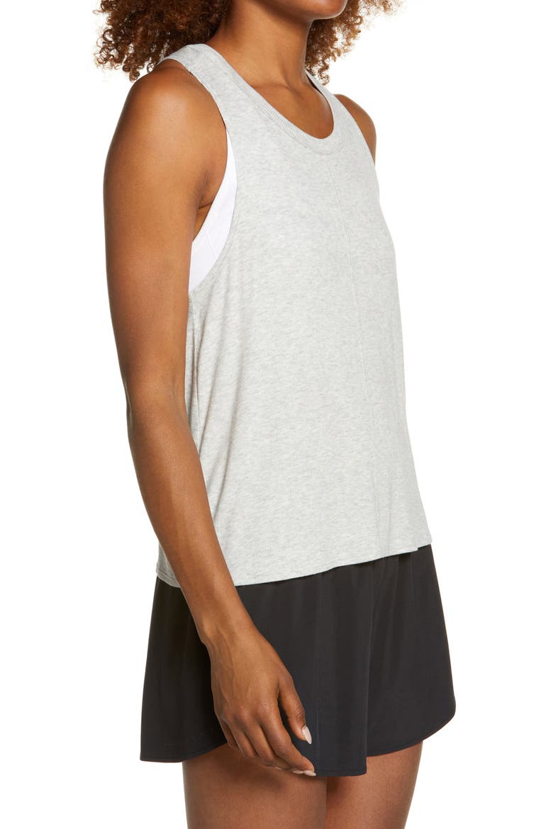 Favorite Rib Tank, Alternate, color, GREY LIGHT HEATHER