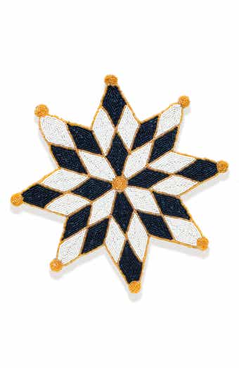 Tiramisu Polaris Starburst Beaded Placemat