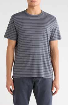 rag & bone Edmund Stripe Cotton Blend T-Shirt