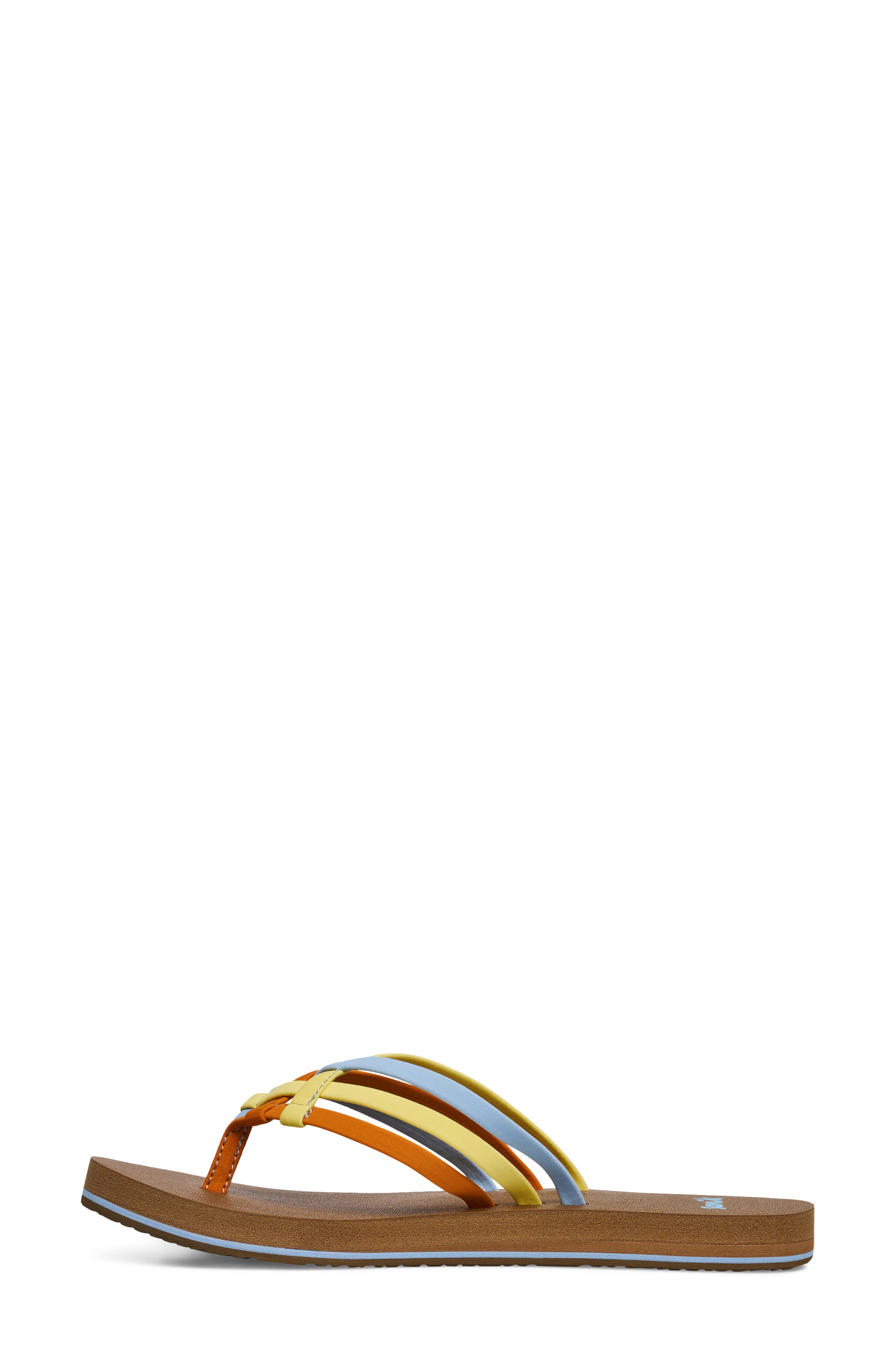 Yoga Sandy II Flip Flop, Alternate, color, CLEAR SKY MULTI