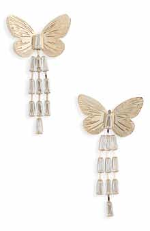 EYE CANDY LOS ANGELES Fiora Butterfly Statement Earrings