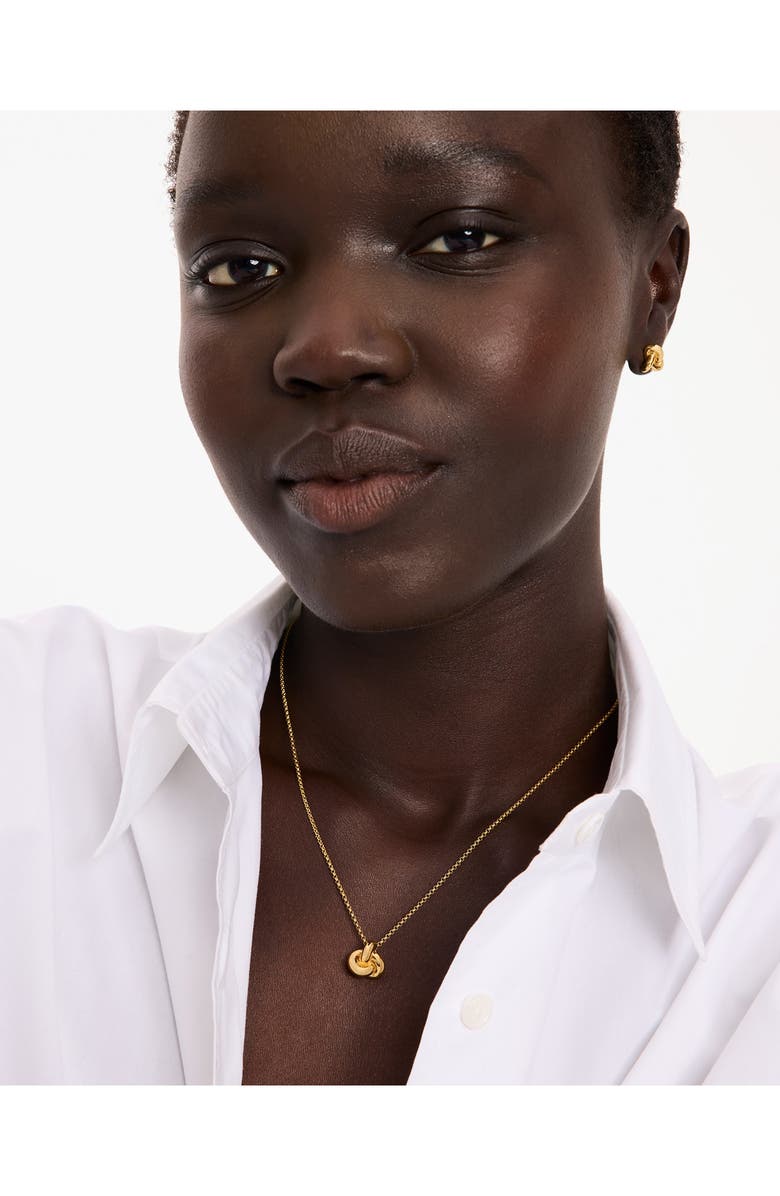 Kate Spade New York knot pendant necklace, Alternate, color,