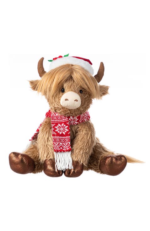 Halloween Fall or Christmas Fabric Highland Cow