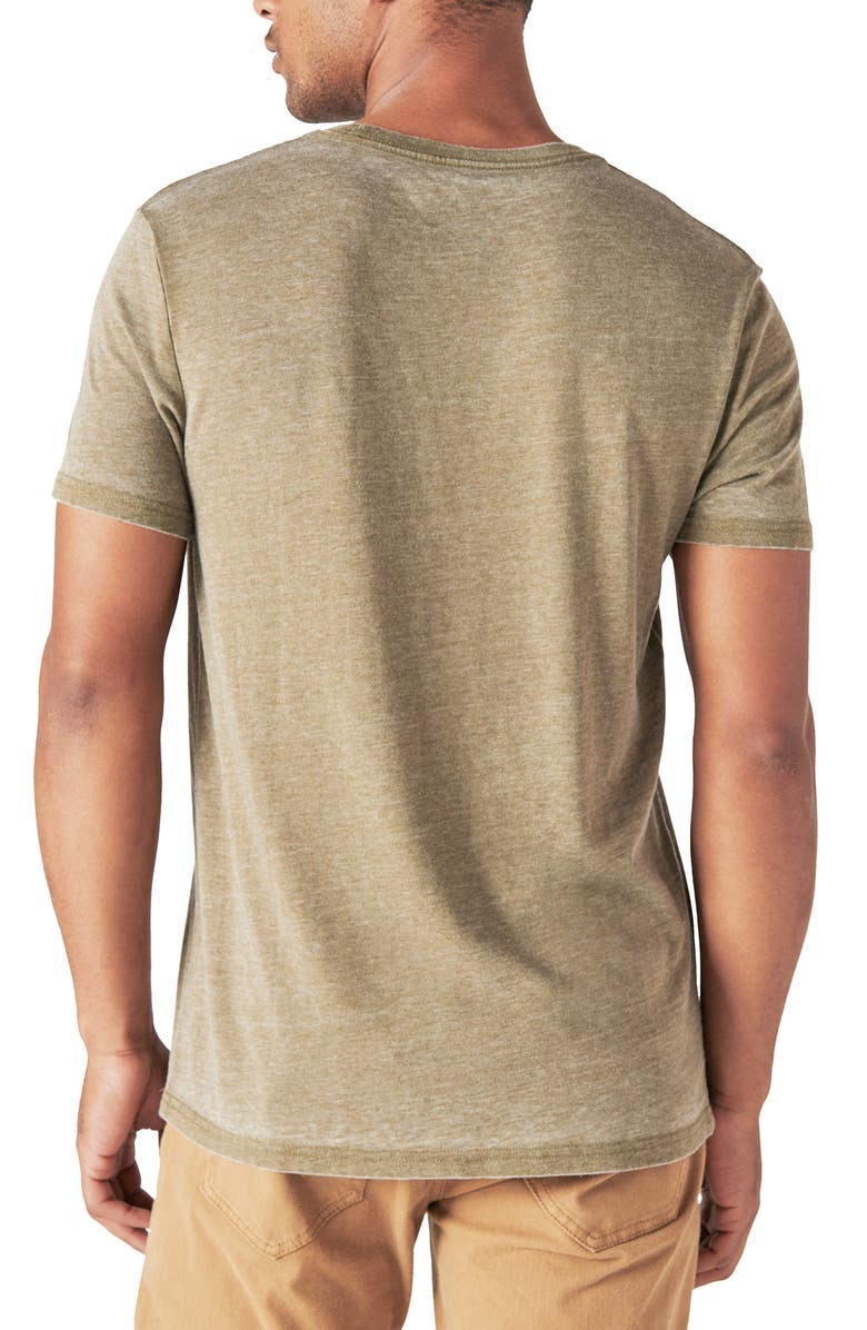 Lucky Brand Rocker Bear Cotton Blend Graphic T-Shirt, Alternate, color, Dark Olive