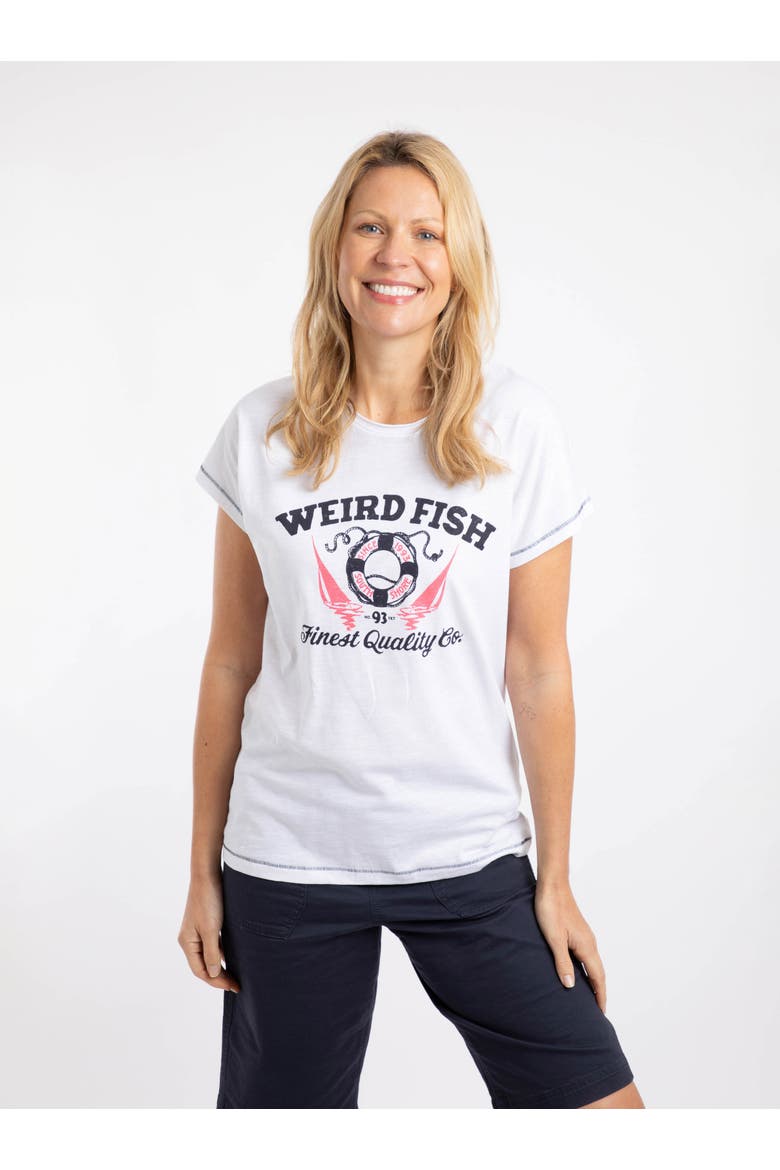 South Shore Graphic T-shirt, Main, color, White