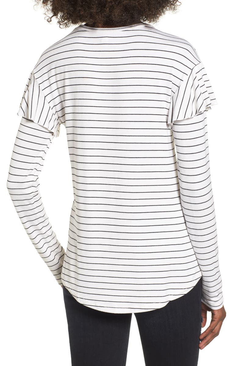 BP. Ruffle Shoulder Tee, Alternate, color, 