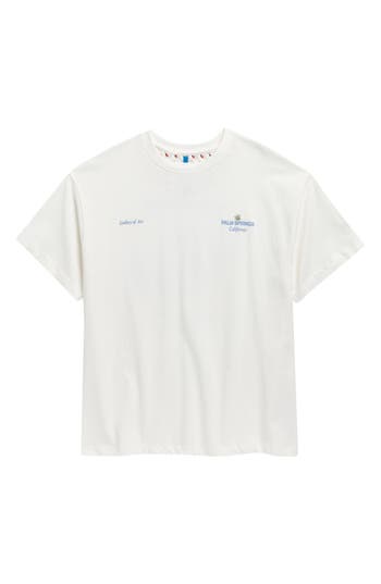 Denim And Flower Kids' Palm Spring Graphic T-shirt In White