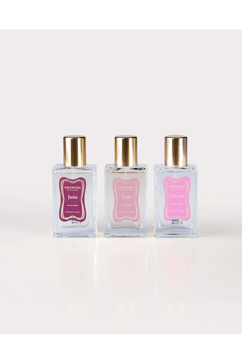 Tropical Garden Perfumery Trio, Alternate, color, Clear