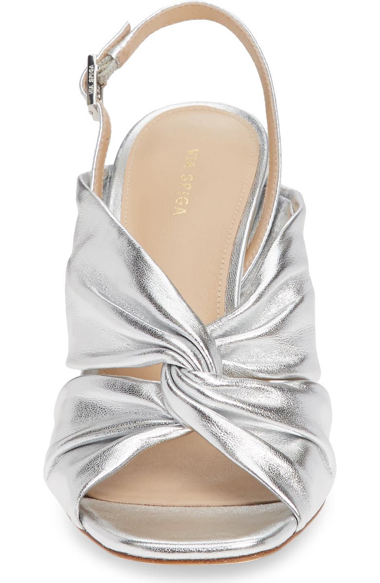 Via Spiga Simone Metallic Slingback Sandal, Alternate, color,