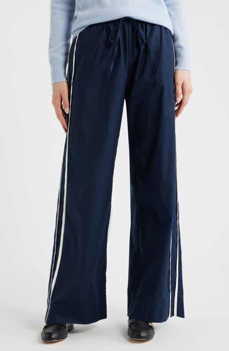 Julien Wide Leg Poplin Pants