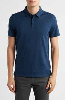 Robert Barakett Mirage Geo Jacquard Polo
