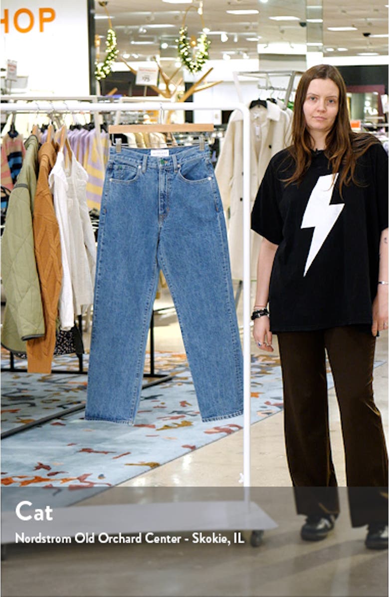 London High Waist Crop Bootcut Jeans, sales video thumbnail