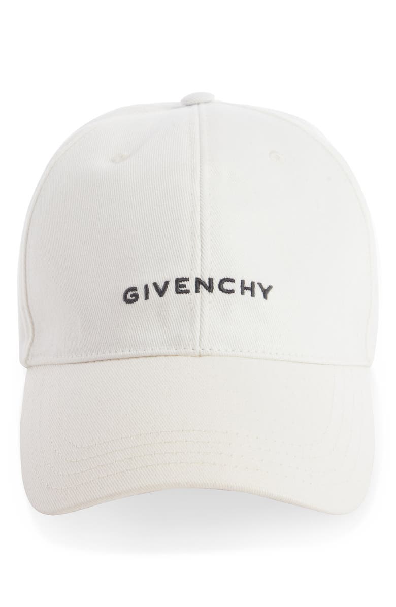 Givenchy 4G Embroidered Baseball Cap, Alternate, color, White