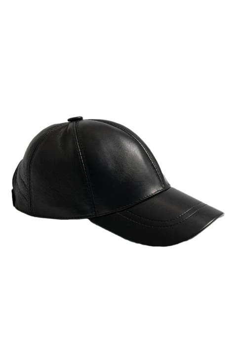 Avalon Leather Baseball Cap