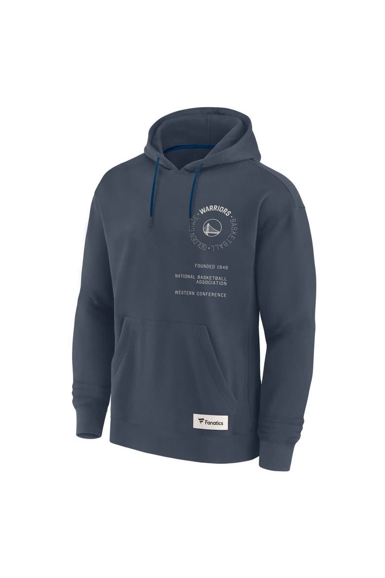 Men's Fanatics Blue Golden State Warriors Future Ground Info Elements Premium Pullover Hoodie, Alternate, color, Blue