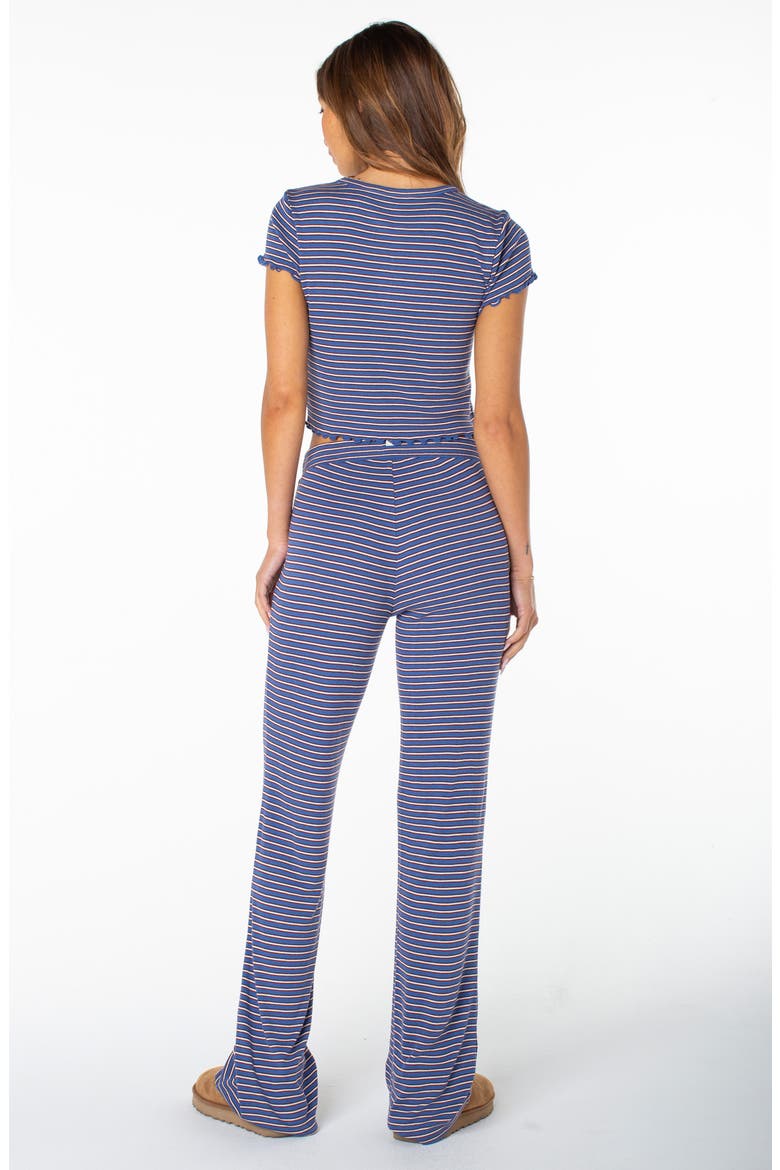 Summer Fling Rib Flare Pants, Alternate, color, DUTCH BLUE