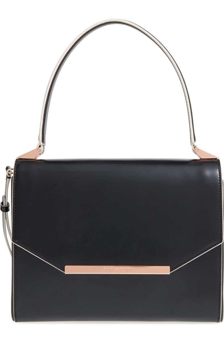 Ted Baker London Leather Shoulder Bag, Main, color,