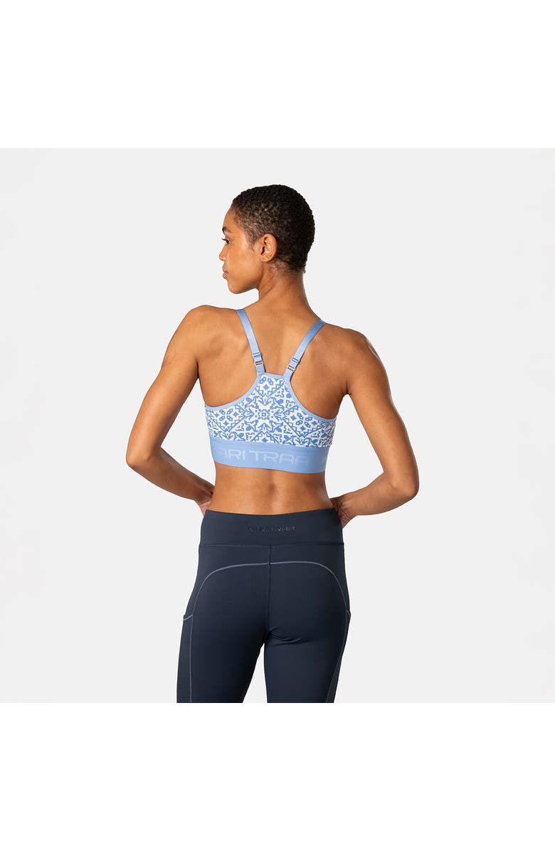 Kari Traa Froya Printed Sports Bra - Women's, Alternate, color, Sea