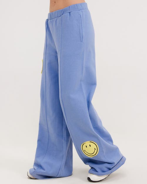 Samii Ryan Smiley Straight Leg Pants In Blue