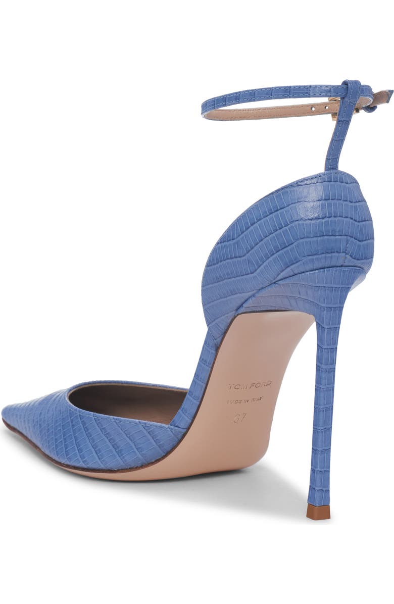 TOM FORD Vertigo Ankle Strap d'Orsay Pump, Alternate, color, Ubd Stone Blue