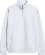 Obey Established Works Quarter-Zip Fleece Pullover