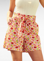 ModCloth Tie the Knot Paperbag Waist Shorts