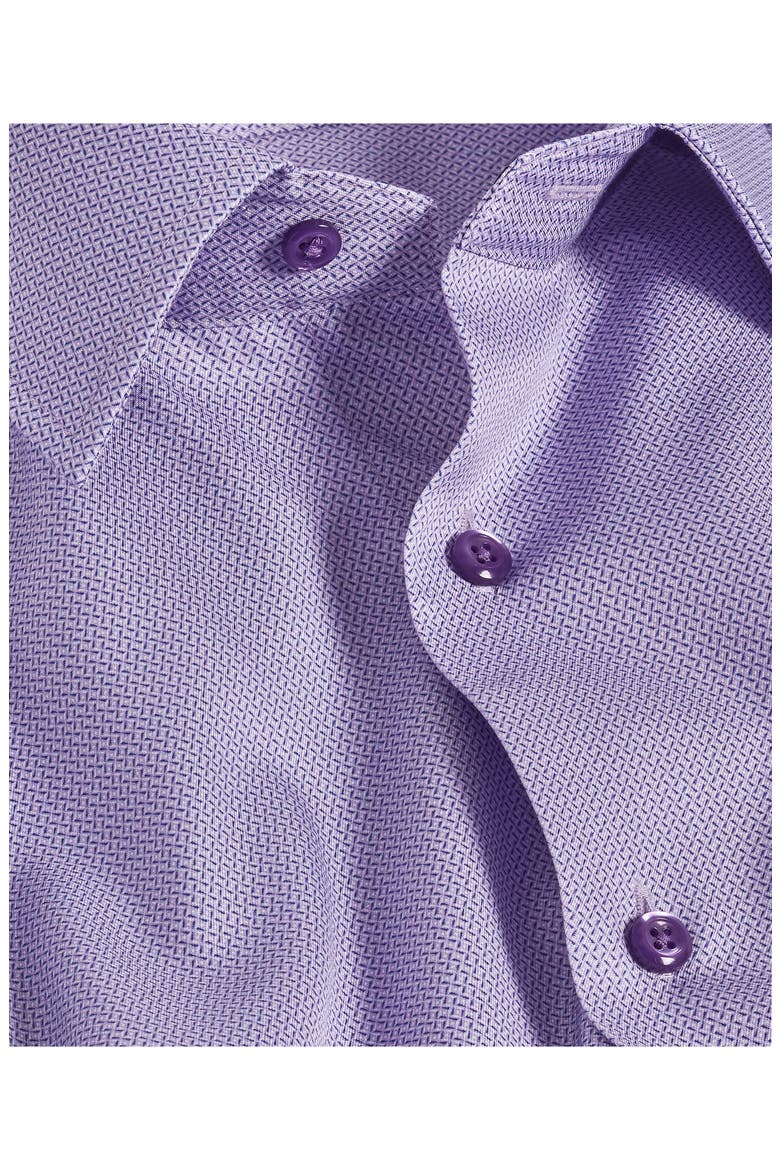 Regular Fit Microprint Dress Shirt, Alternate, color, LILAC