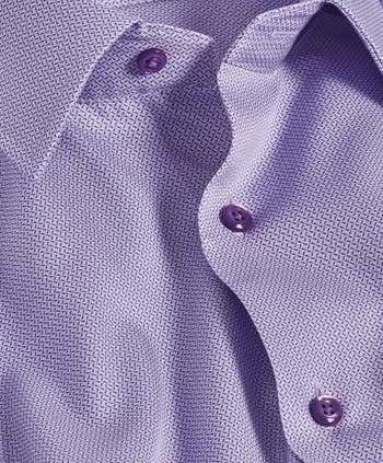 Regular Fit Microprint Dress Shirt