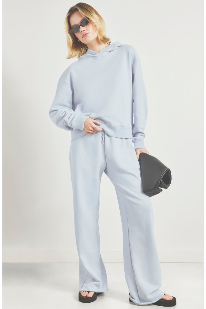 Laguna Lounge Cotton Hoodie, Alternate, color, COUNTRY AIR BLUE
