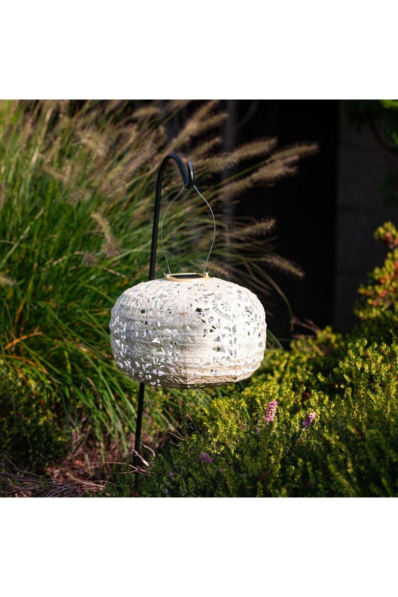 Soji Stella - Square - Solar Lantern, Alternate, color, Pearl