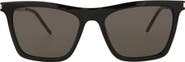 Saint Laurent 55mm Square Sunglasses