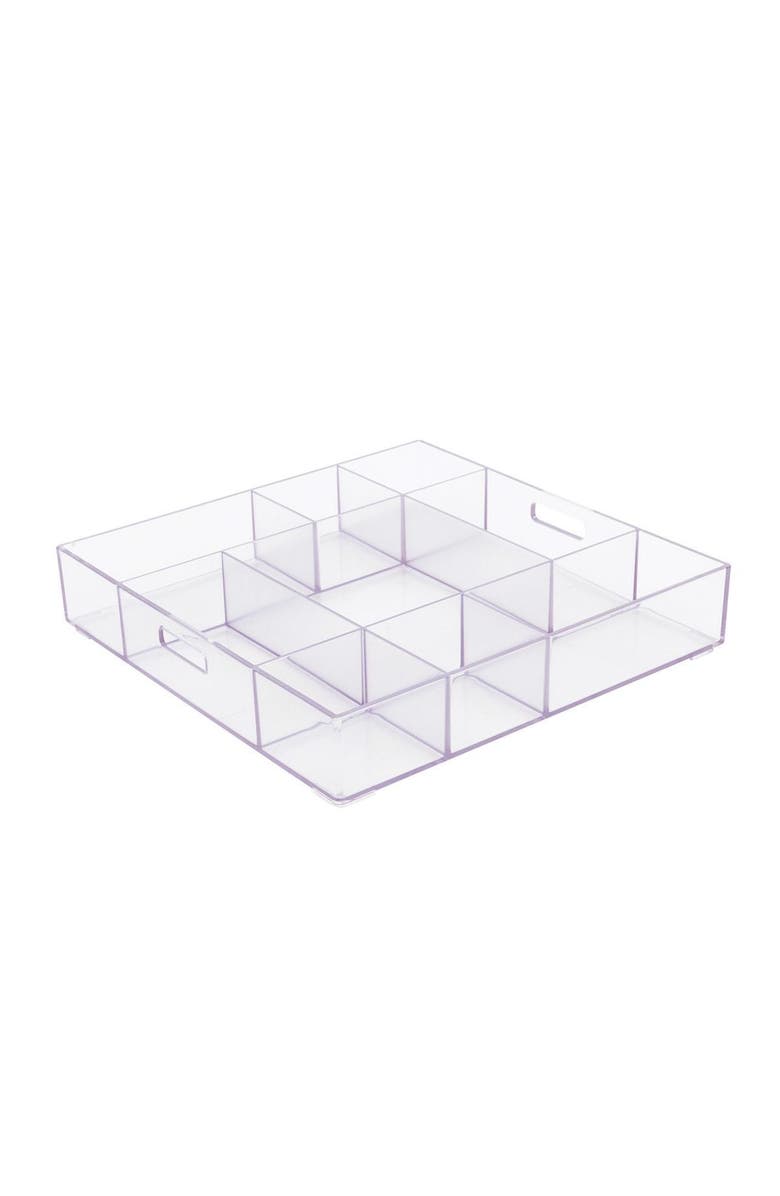 Kaplan Early Learning Company Loose Parts Stackable Tray - Clear, Alternate, color, Clear