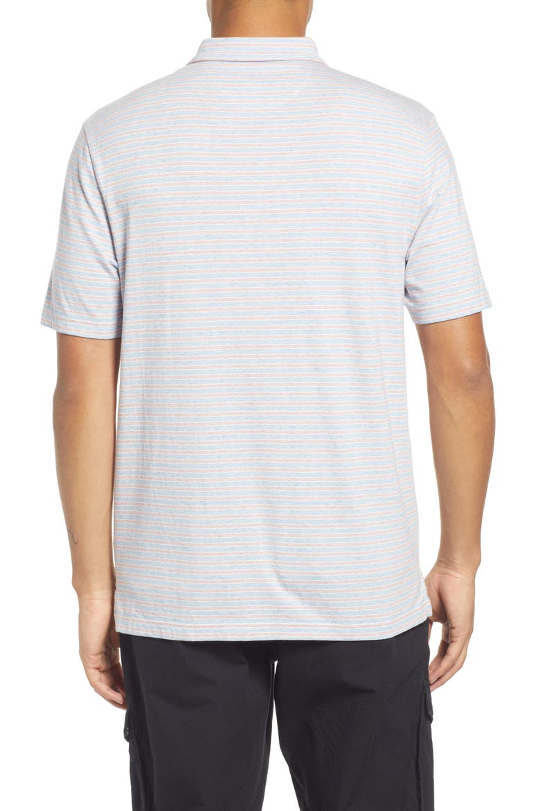 Movement Polo Shirt, Alternate, color, HORIZON LINE STRIPE