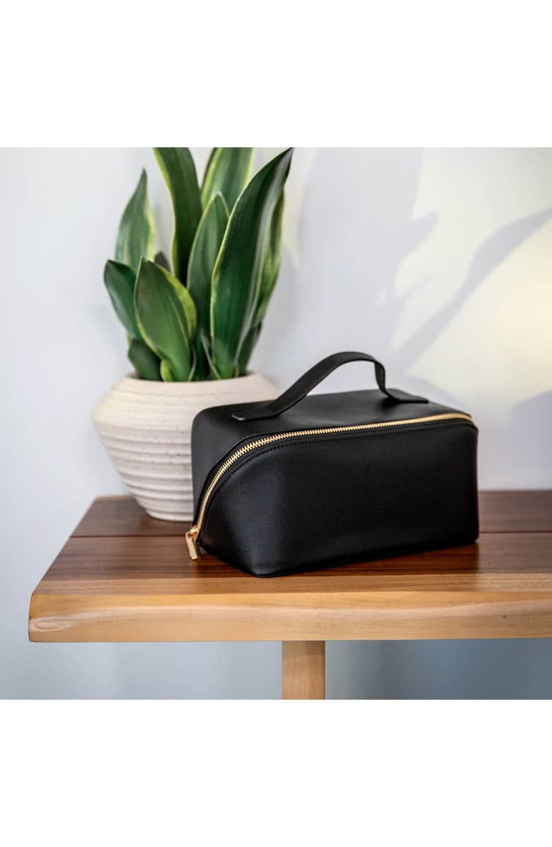 Youzey Jetsetter - The Travel Cosmetic Case, Alternate, color, Black