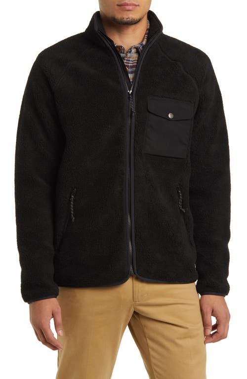 Fjall Raven Fjällräven Vardag Pile Fleece Zip Jacket In Black