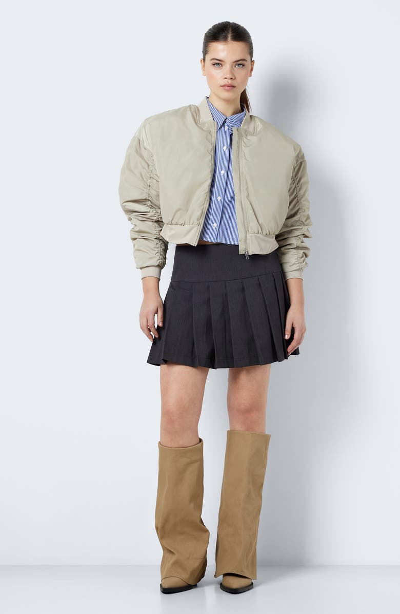 Noisy may Sofie Pleated Miniskirt, Alternate, color,