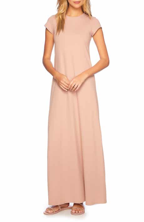 Susana Monaco Short Sleeve Maxi Dress