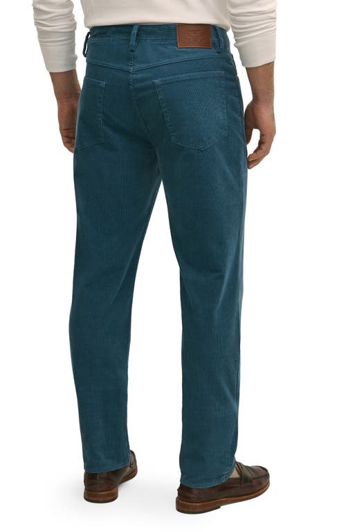 Brooks Brothers Stretch Cotton Corduroy Five Pocket Pants In Blue