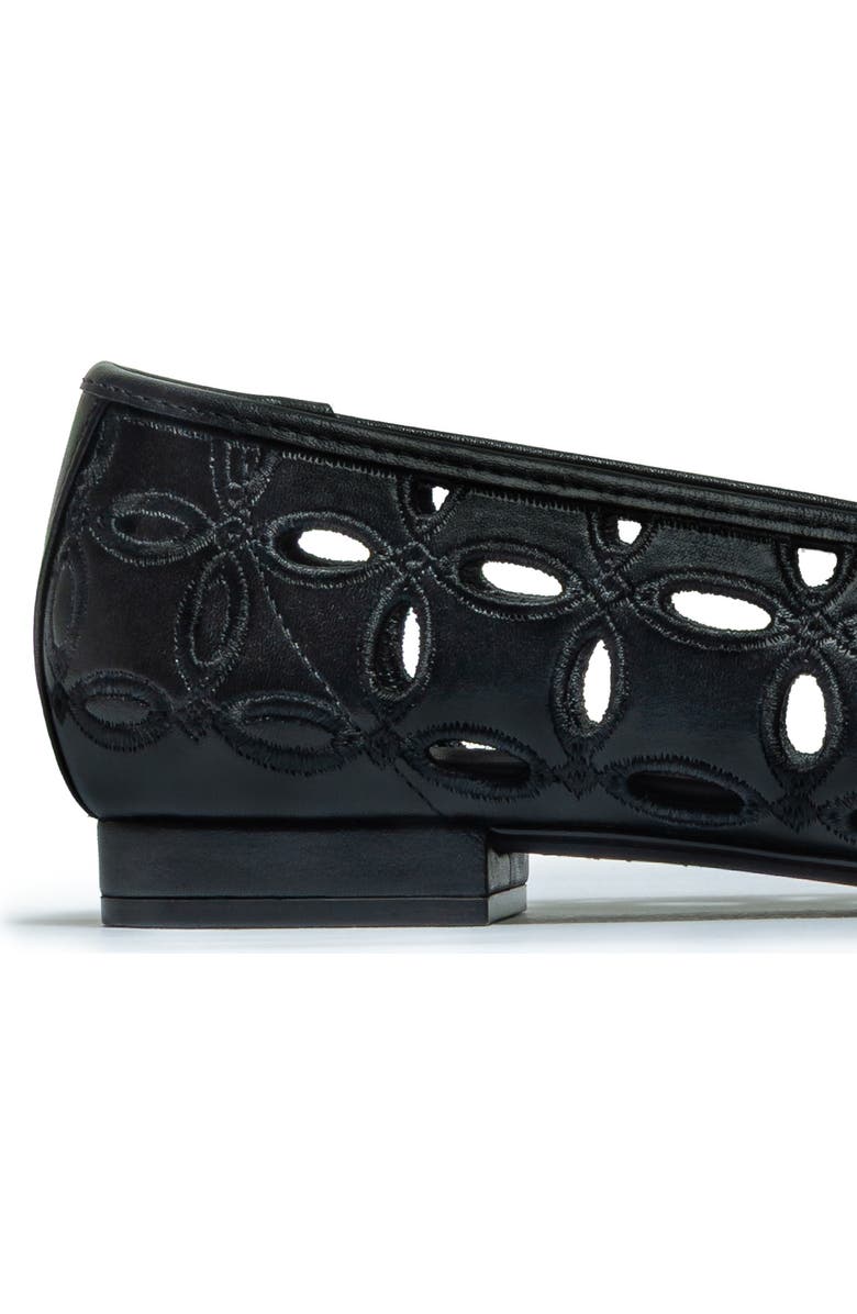 Bernardo Footwear Brie Ballet Flat, Alternate, color, Black