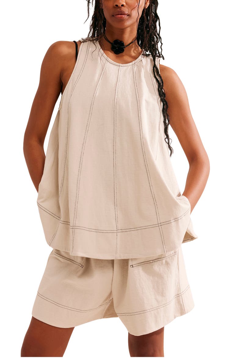 Strada Swing Top & Shorts Set, Alternate, color, BARNACLE ISLAND