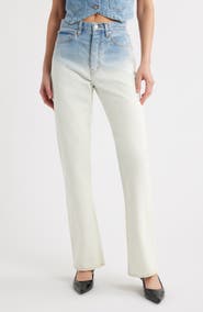 FRAME The Vertical High Waist Relaxed Straight Leg Jeans